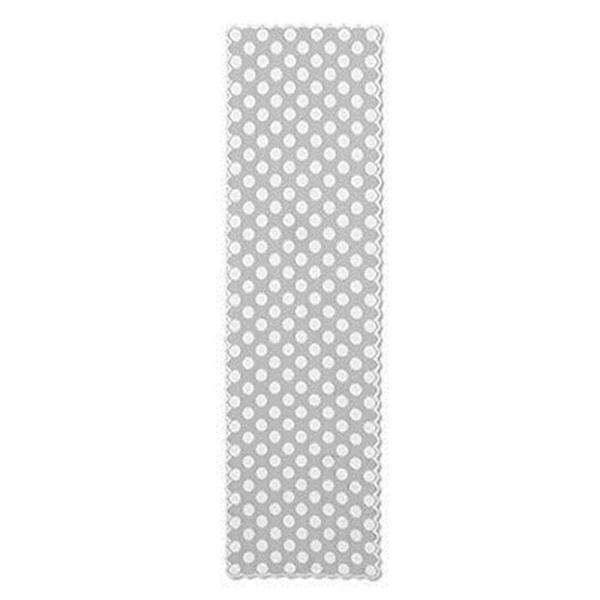 Heritage Lace 18 x 72 in. Polka Dot Runner PT-1872W